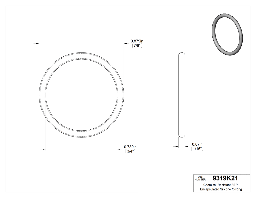 Technical drawing - 9319K21